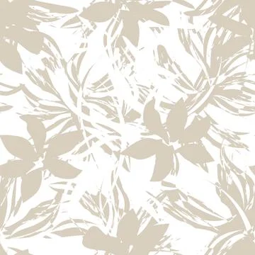 Floral Brush strokes Seamless Pattern Background Stockillustratie