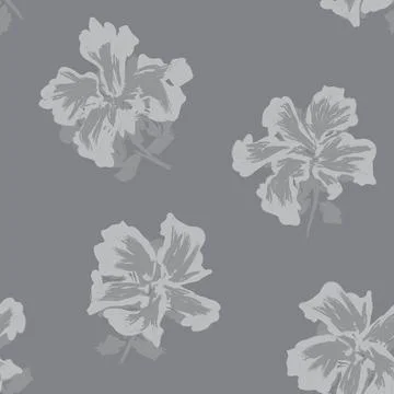 Floral Brush strokes Seamless Pattern Background 스톡 일러스트