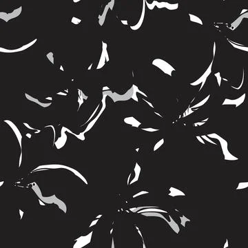 Floral Brush strokes Seamless Pattern Background Stockillustratie