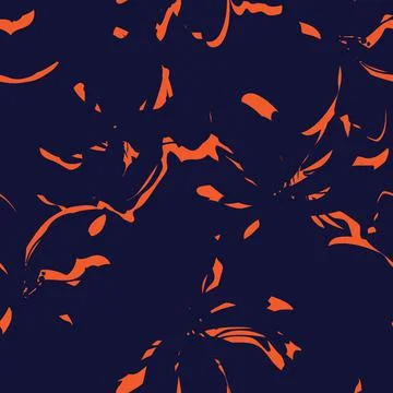 Floral Brush strokes Seamless Pattern Background Illustrazione stock