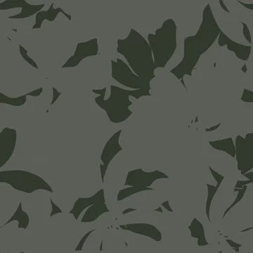 Floral Brush strokes Seamless Pattern Background Illustrazione stock