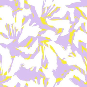 Floral Brush strokes Seamless Pattern Background Stockillustratie