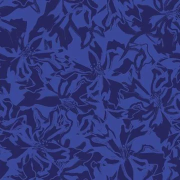 Floral Brush strokes Seamless Pattern Background 스톡 일러스트
