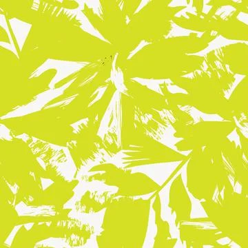 Floral Brush strokes Seamless Pattern Design Stock Illustration