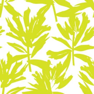 Floral Brush strokes Seamless Pattern Design 스톡 일러스트