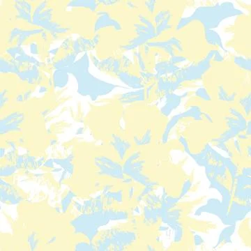 Floral Brush strokes Seamless Pattern Design 스톡 일러스트