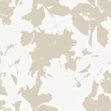 Floral Brush strokes Seamless Pattern Design Illustrazione stock