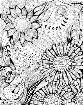 Floral card Stock Illustration