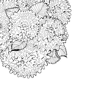 Floral card Stock Illustration