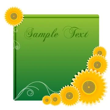 Floral card Stock Illustration