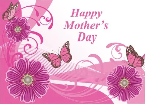 Floral card vector Stock Illustration