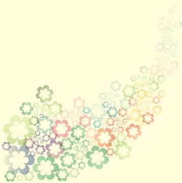 Floral composition Stock Illustration