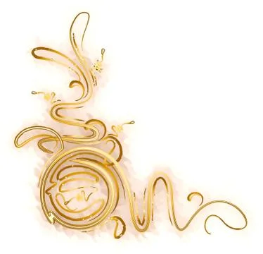 Floral corner. 스톡 일러스트