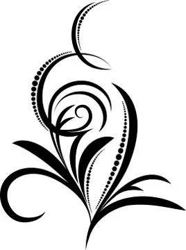 Floral corner. Vector illustration. イラスト素材