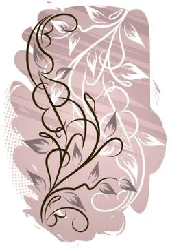 Floral decor Stock-Illustration