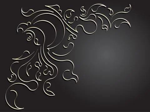 Floral decor Stock-Illustration