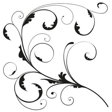 Floral Decoration Stock Illustration