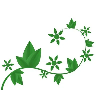 Floral decorations icon illustrated in vector on white background Stock Illustration