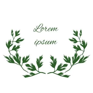 Floral decorative elements Illustrazione stock
