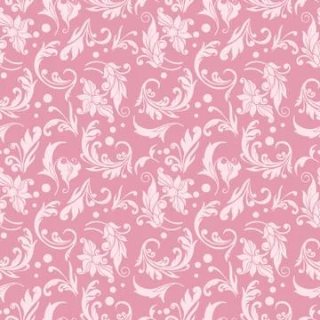 Floral Decorative vector seamless pattern design Stock Illustration