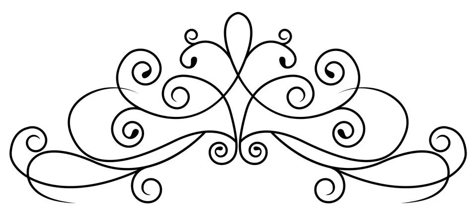 Floral design element Stock Illustration