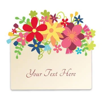 Floral design element Stock Illustration