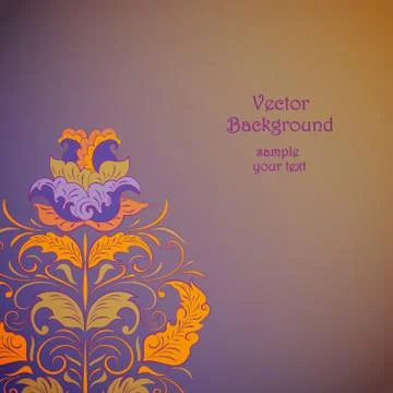 Floral design element Stock Illustration