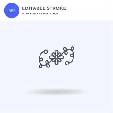 Floral Design icon vector, filled flat sign, solid pictogram isolated on white Stockillustratie