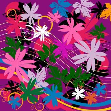 Floral design Stock Illustration