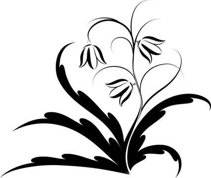 Floral design Stockillustratie