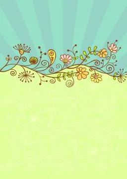 Floral design Stock Illustration