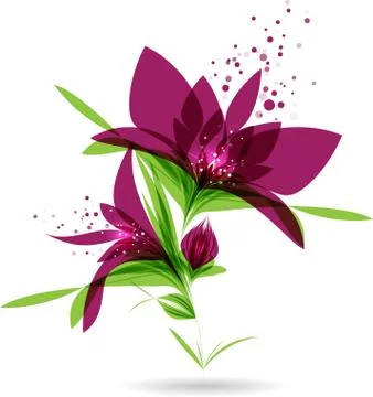 Floral design Stock Illustration