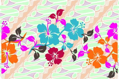 Floral design  Stock Illustration