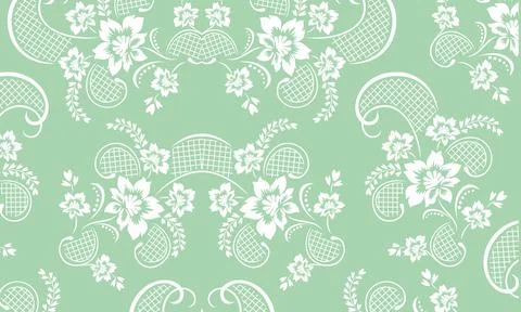 Floral Design texture, pattern for Tiles and Textile industries with trendy m Stock Illustration