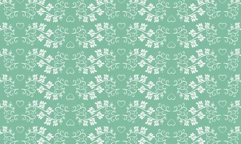 Floral Design texture, pattern for Tiles and Textile industries with trendy m Stock-Illustration