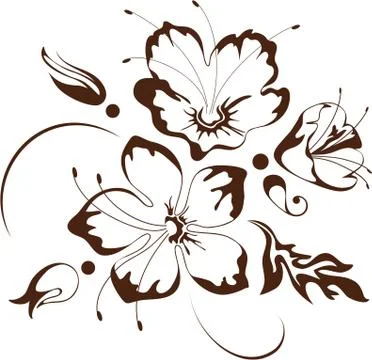 Floral design, vector illustration Stock Illustration