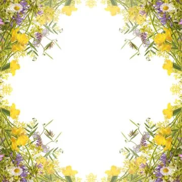 Floral easter background Stockfoto's