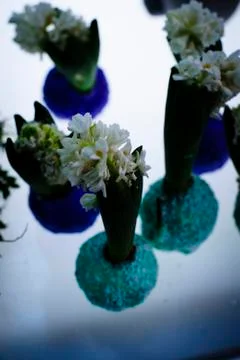 Floral Easter Decoration for on Table Foto stock