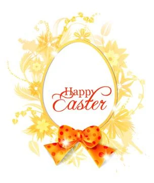 Floral egg Stock Illustration