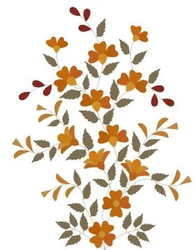 Floral element Stock Illustration