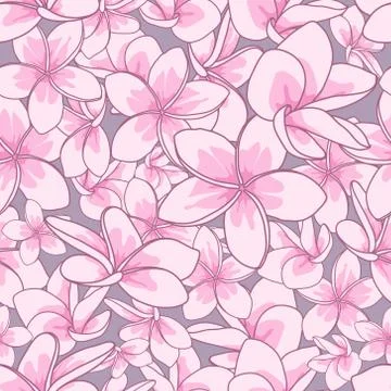 Floral element seamless background. Illustrazione stock