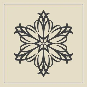 Floral element7c Stock Illustration