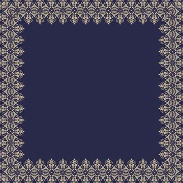 Floral Fine Frame Stock Illustration