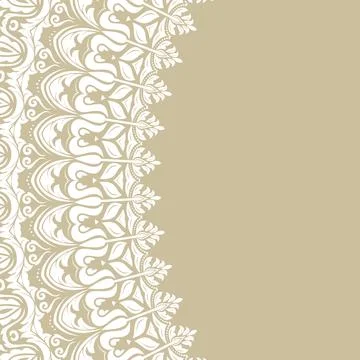 Floral Fine Frame Illustrazione stock