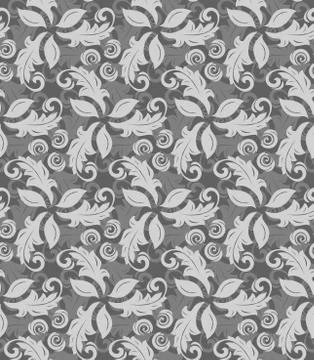 Floral Fine Seamless  Pattern Illustrazione stock
