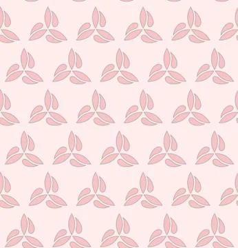 Floral Fine Seamless Pattern Stock Illustration