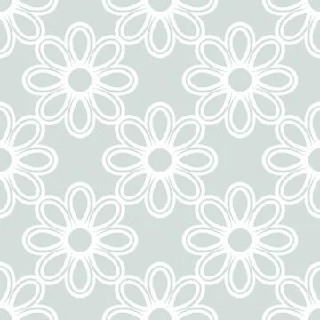 Floral Fine Seamless Pattern Stock Illustration