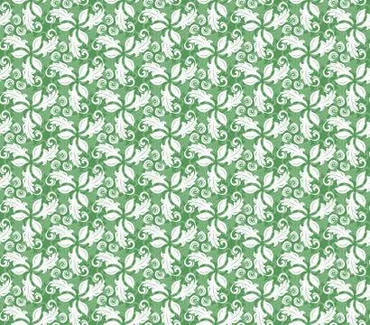Floral Fine Seamless Pattern Illustrazione stock