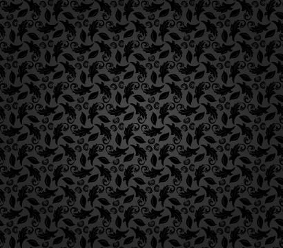 Floral Fine Seamless Pattern Stock Illustration