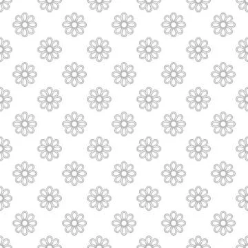 Floral Fine Seamless Pattern Stock Illustration